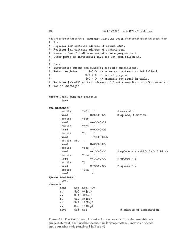 Computer Organization with MIPS - Page 184